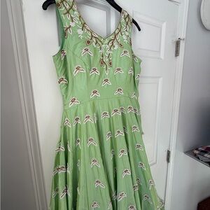 Indian dress- hand work with pearl and zardosi